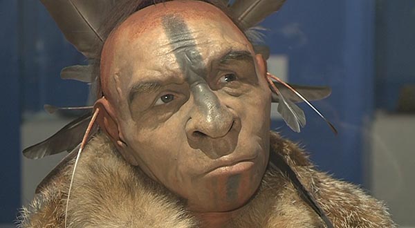 El Rostro De Un Neandertal Emplumado Abre El Nuevo Espacio Expositivo