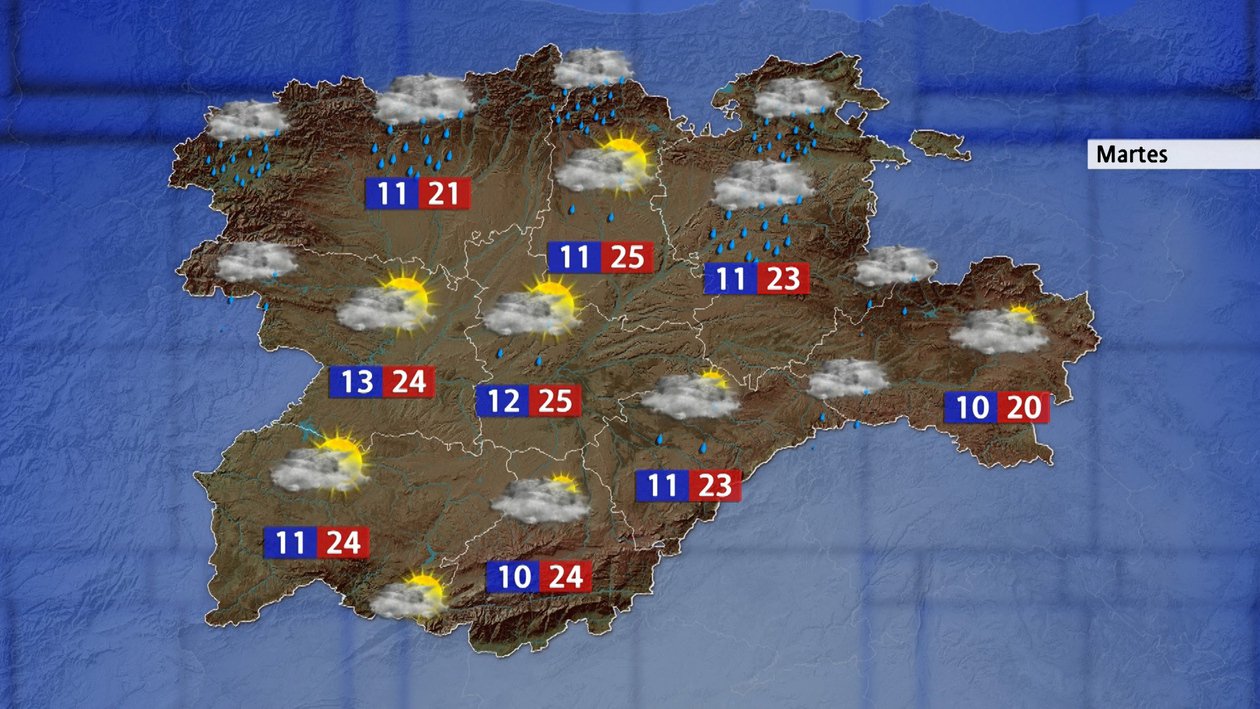 El tiempo en Castilla y León para el martes 1 de octubre